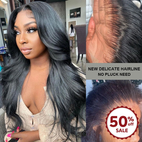 {50% Off} Boutique Skin Melt Lace + Delicate Hairline Frontal Wig Body Wave