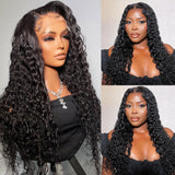 Upgraded Drawstring Dome Cap 3D Fitted Pre-Cut Lace Closure Wig Water Wave