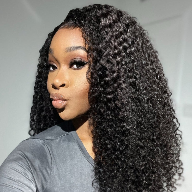 13x4|13X6 Human Hair 250% Density Lace Front Wig | Burmese Curls