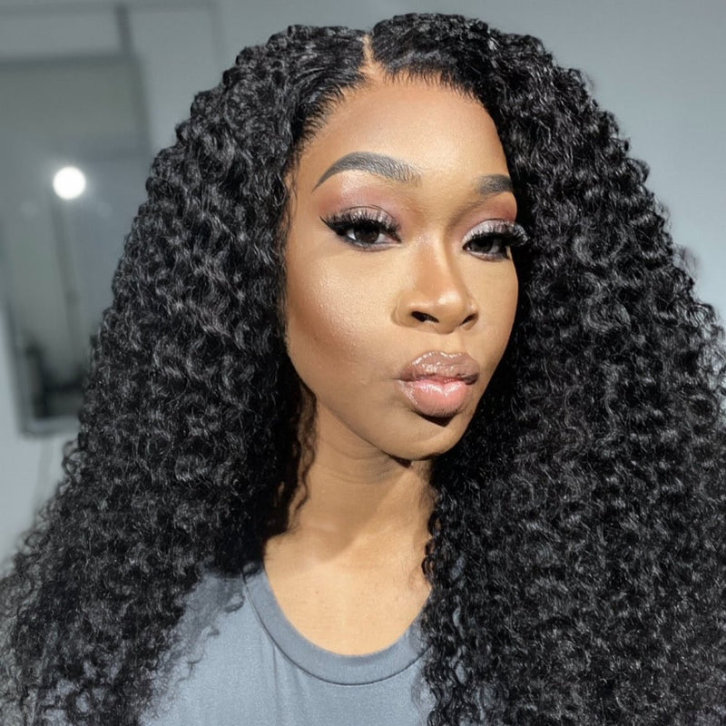 13x4|13X6 Human Hair 250% Density Lace Front Wig | Burmese Curls