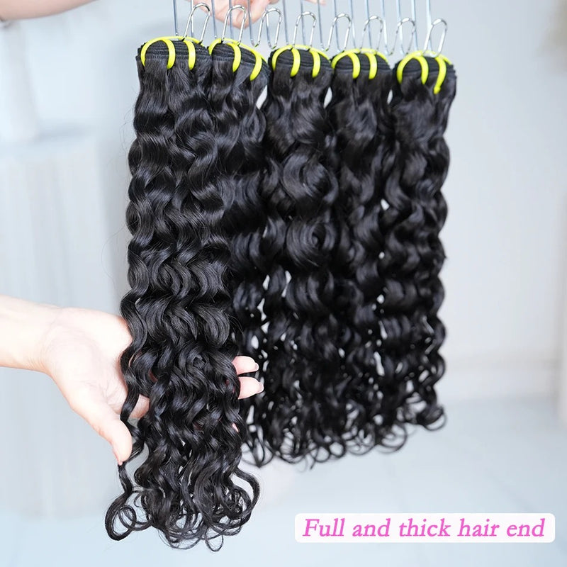 High Quality Human Hair Bundles Weave Hair Extension Water Wave