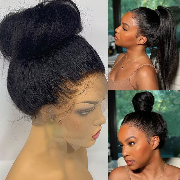 Sophie| Preplucked Virgin Human Hair 360 Lace Wig | Light Yaki