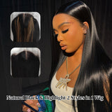 Marie's Zip-Go Replaceable Lace Wig 13x6 Frontal & 5x5 Closure Highlight Widow's Peak Skin Melt Lace Wig