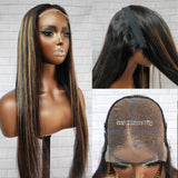 Marie's Zip-Go Replaceable Lace Wig 13x6 Frontal & 5x5 Closure Highlight Widow's Peak Skin Melt Lace Wig