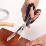 Sewing Pinking Shears for Fabric Cutting Zig Zag Scissors for lace wig