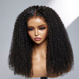 Skin Melt 360 Lace 4C Edge Invisible Adjustable Strap Human Hair Frontal Wig | Kinky Curly