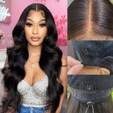 Upgraded Drawstring Dome Cap 3D Fitted Pre-Cut Lace Closure Wig Body Wave