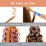 12Pcs Set Magic Hair Curler Heatless Crimps Curling Tool