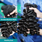 High Quality Human Hair Bundles Weave Hair Extension Loose Wave