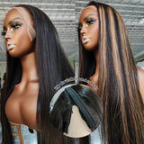 Marie's Zip-Go Replaceable Lace Wig 13x6 Frontal & 5x5 Closure Highlight Widow's Peak Skin Melt Lace Wig