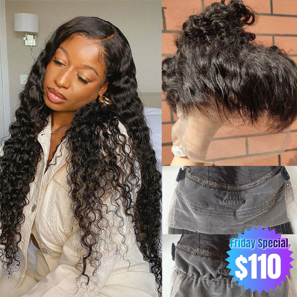 【Friday Special】360 Lace Invisible Strap 250% Human Hair Lace Wig Loose Wave