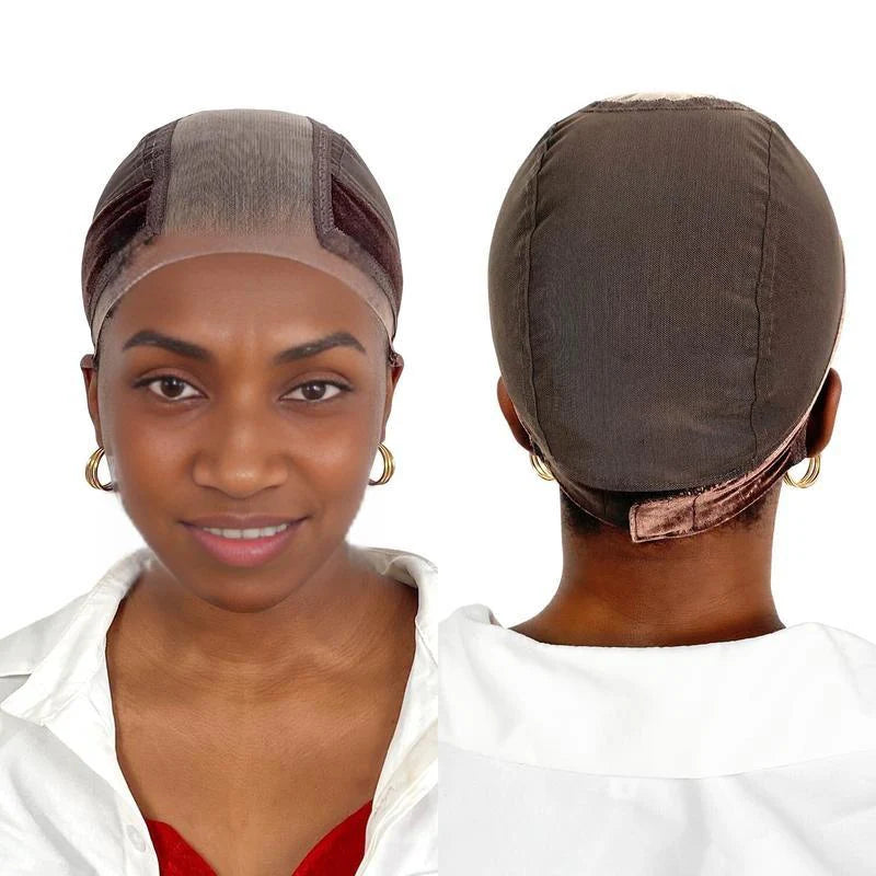 4X5 Lace Velvet Hairband Mesh Cap Stretch Wig Lace Head Cover Lace Wig Cap