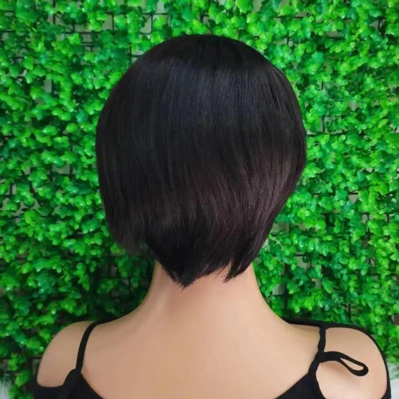 {50% OFF} Pixie Cut Prestyled Human Hair Lace Front Wig