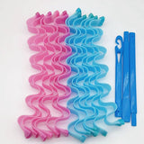 12Pcs Set Magic Hair Curler Heatless Crimps Curling Tool