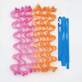 12Pcs Set Magic Hair Curler Heatless Crimps Curling Tool