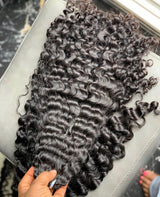 High Quality Human Hair Bundles Weave Hair Extension Burmese Curls