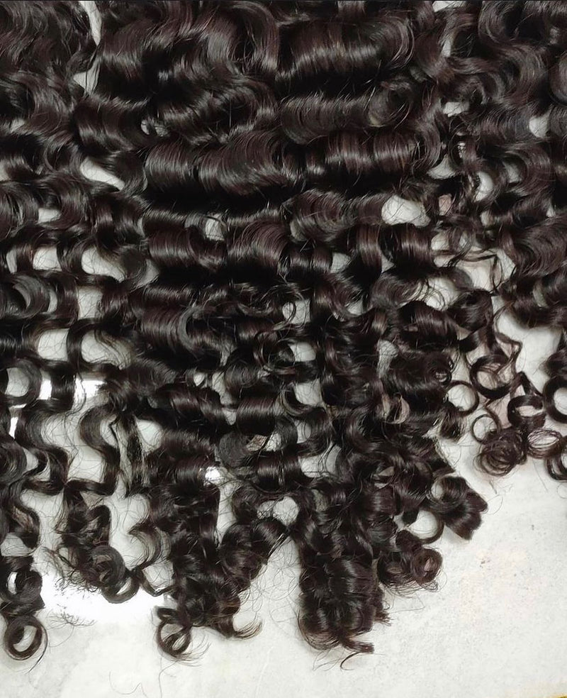 High Quality Human Hair Bundles Weave Hair Extension Burmese Curls