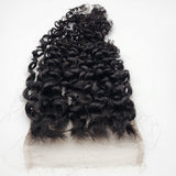 HD Skin Melt Lace Pre-Plucked 4x4/5x5 Lace Closure Human Hair Burmese Curls/Curly (Not Wig)