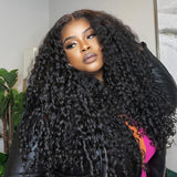 13x4|13X6 Human Hair 250% Density Lace Front Wig | Burmese Curls