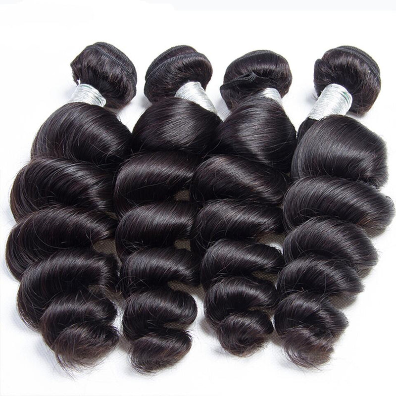 High Quality Human Hair Bundles Weave Hair Extension Loose Wave