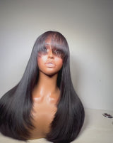 CLEARANCE 13x4|13x6 Curtain Bang Prestyle Layered Lace Wig 250% Human Hair Wig