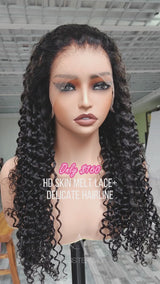 {50% Off}  13X6 HD Skin Melt Lace Delicate Hairline Human Hair Lace Front Wig | Curly