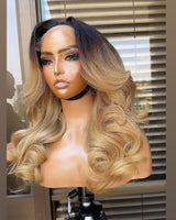 Chic Ombre Blonde 13x4 | 13x6 Human Hair Lace Front Wig