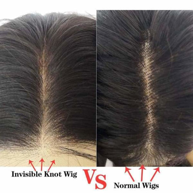 Invisible Knot Most Undectable Human Hair Loose Wave Lace Wig