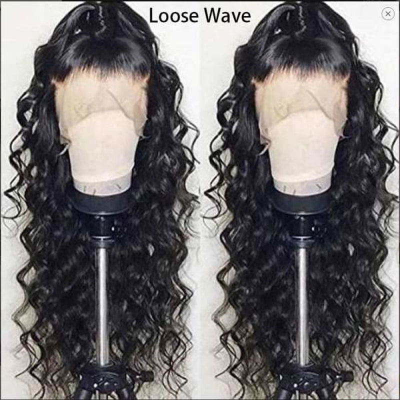 Invisible Knot Most Undectable Human Hair Loose Wave Lace Wig