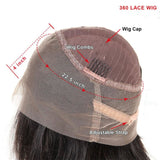 May| Preplucked Virgin Human Hair 360 Bob Lace Wig | Loose Wave