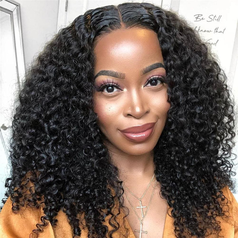 Afsisterwig - Skin Melt Full Lace Curly Wig Invisible Swiss Lace Wigs